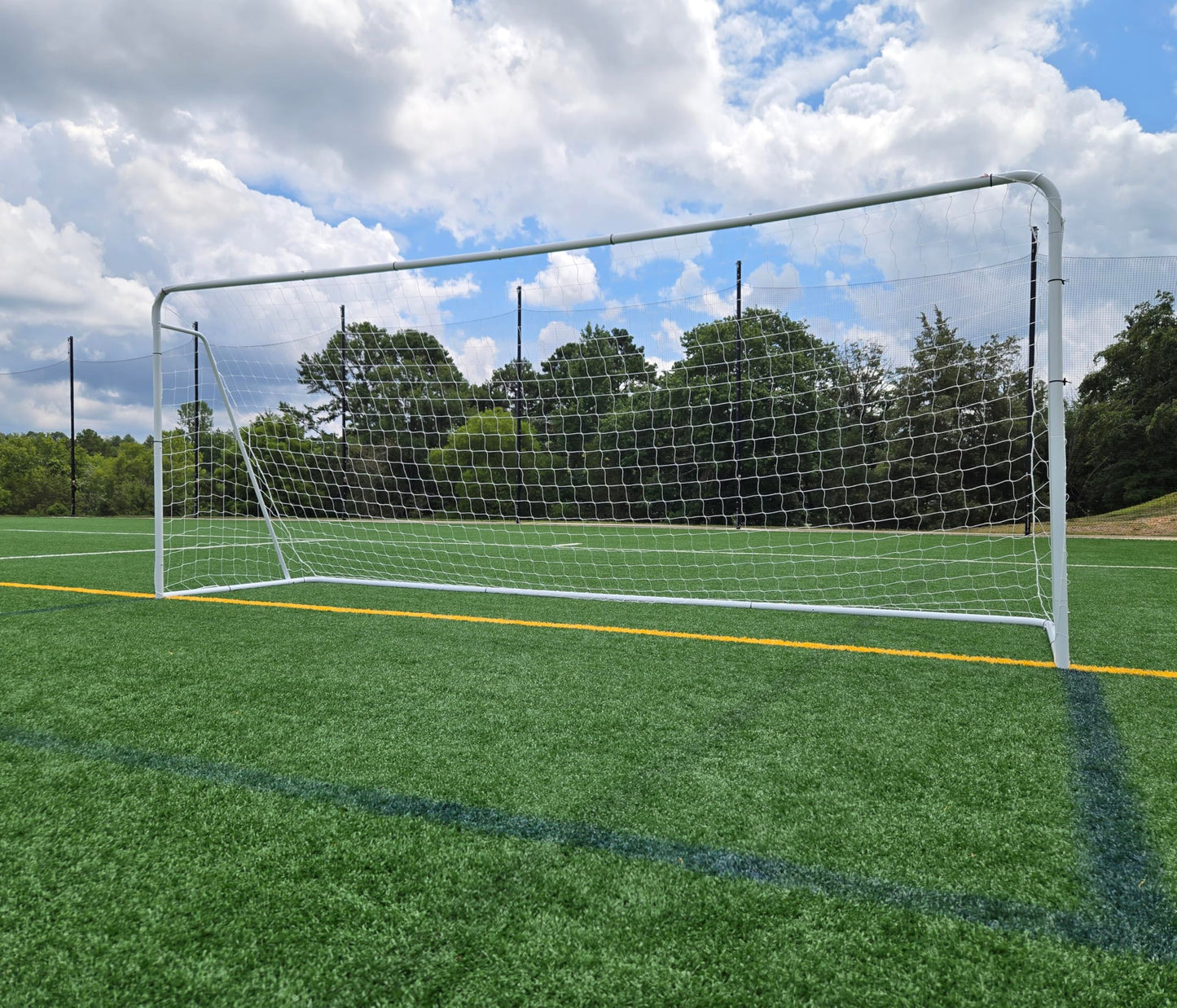Official Size Steel Soccer Goal with Net
