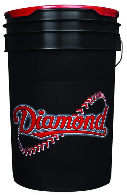 Leather Baseballs with 6-Gallon Bucket 60-Pack
