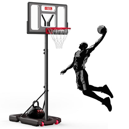 40-Inch Adjustable Portable Basketball Hoop