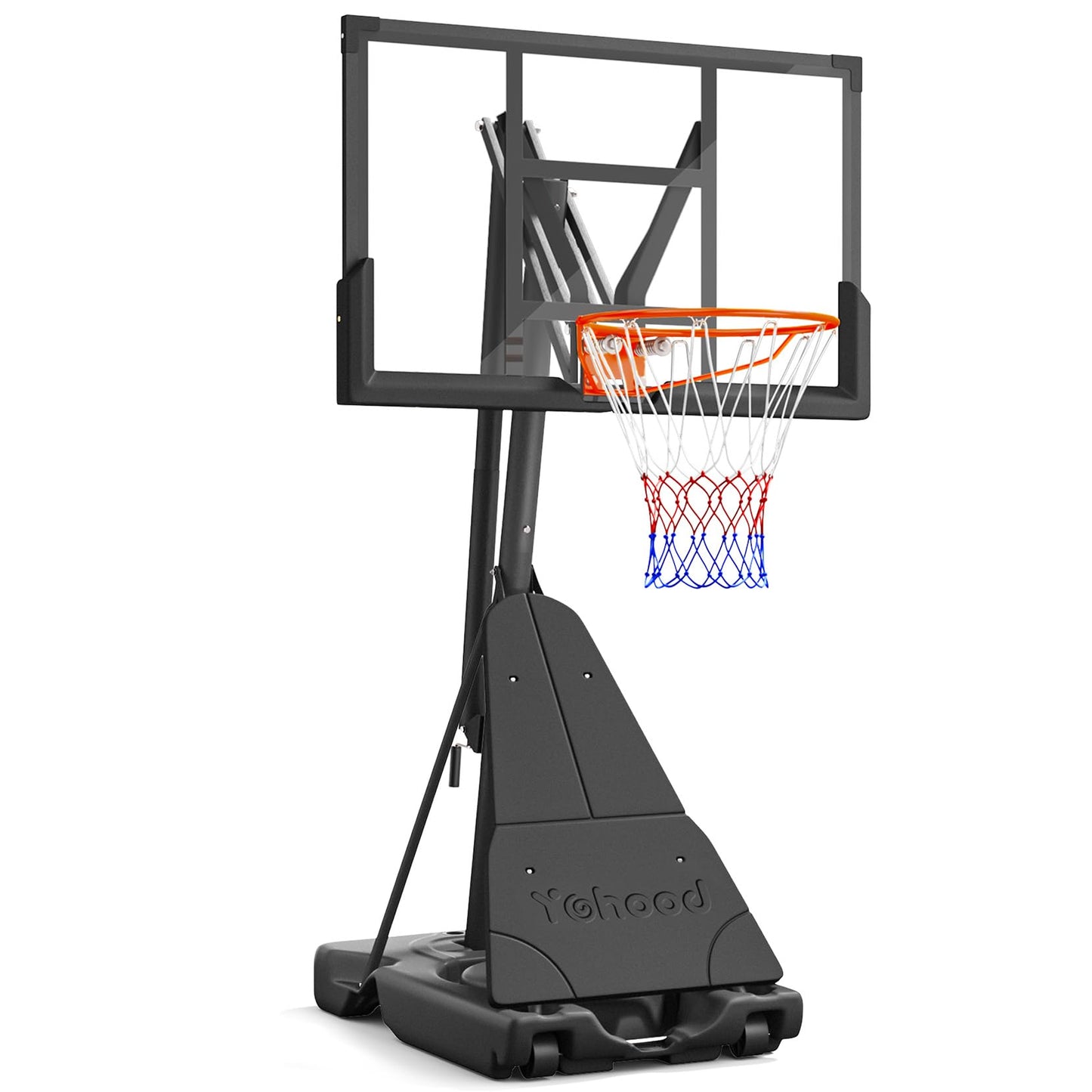 44-Inch Portable Basketball Hoop with Wheels
