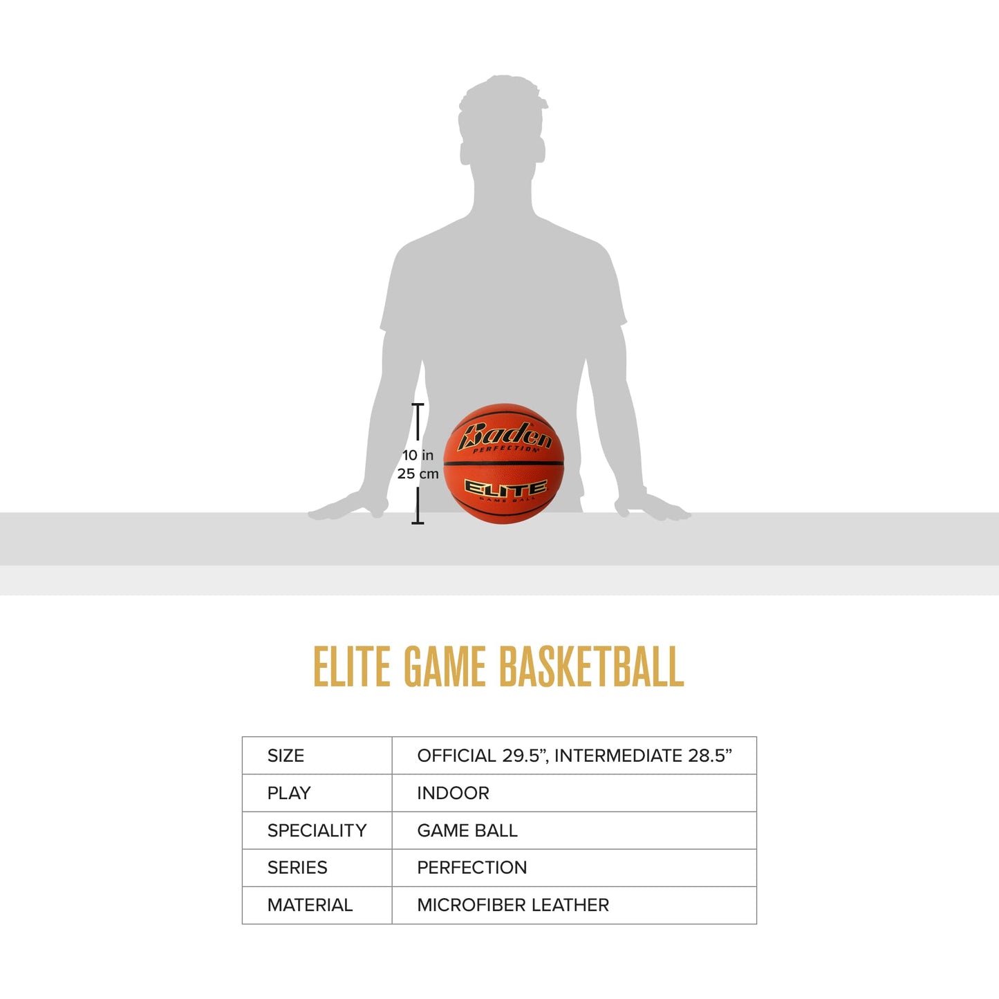 Premium Composite Basketball for Indoor Games