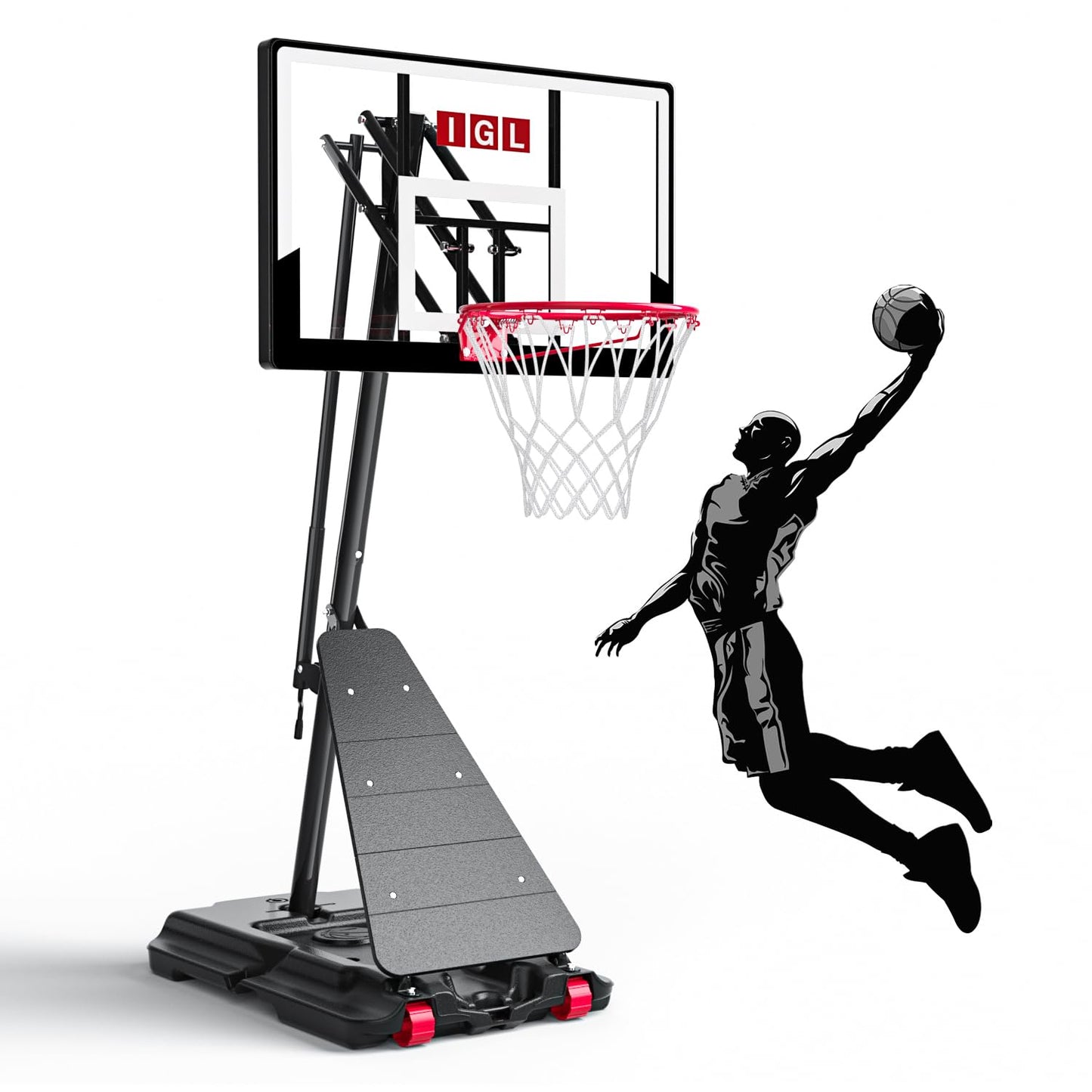 Adjustable Portable Basketball Hoop System
