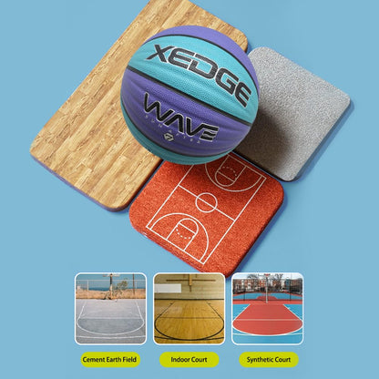 Indoor Outdoor Basketball Set with Pump & Bag