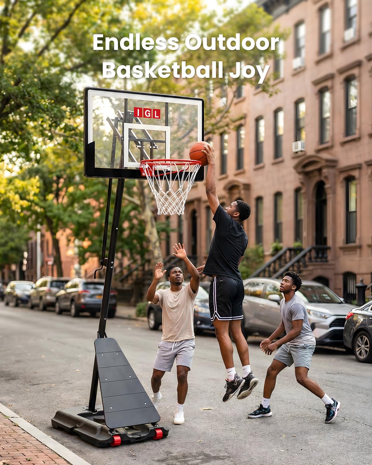 Adjustable Portable Basketball Hoop System