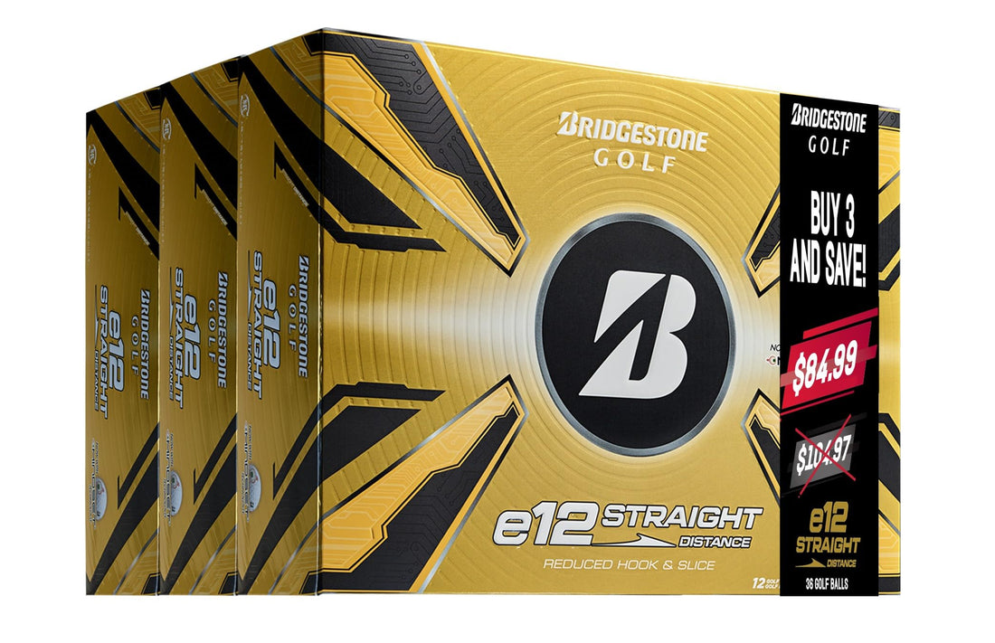 e12 Straight Trifecta Golf Balls Pack