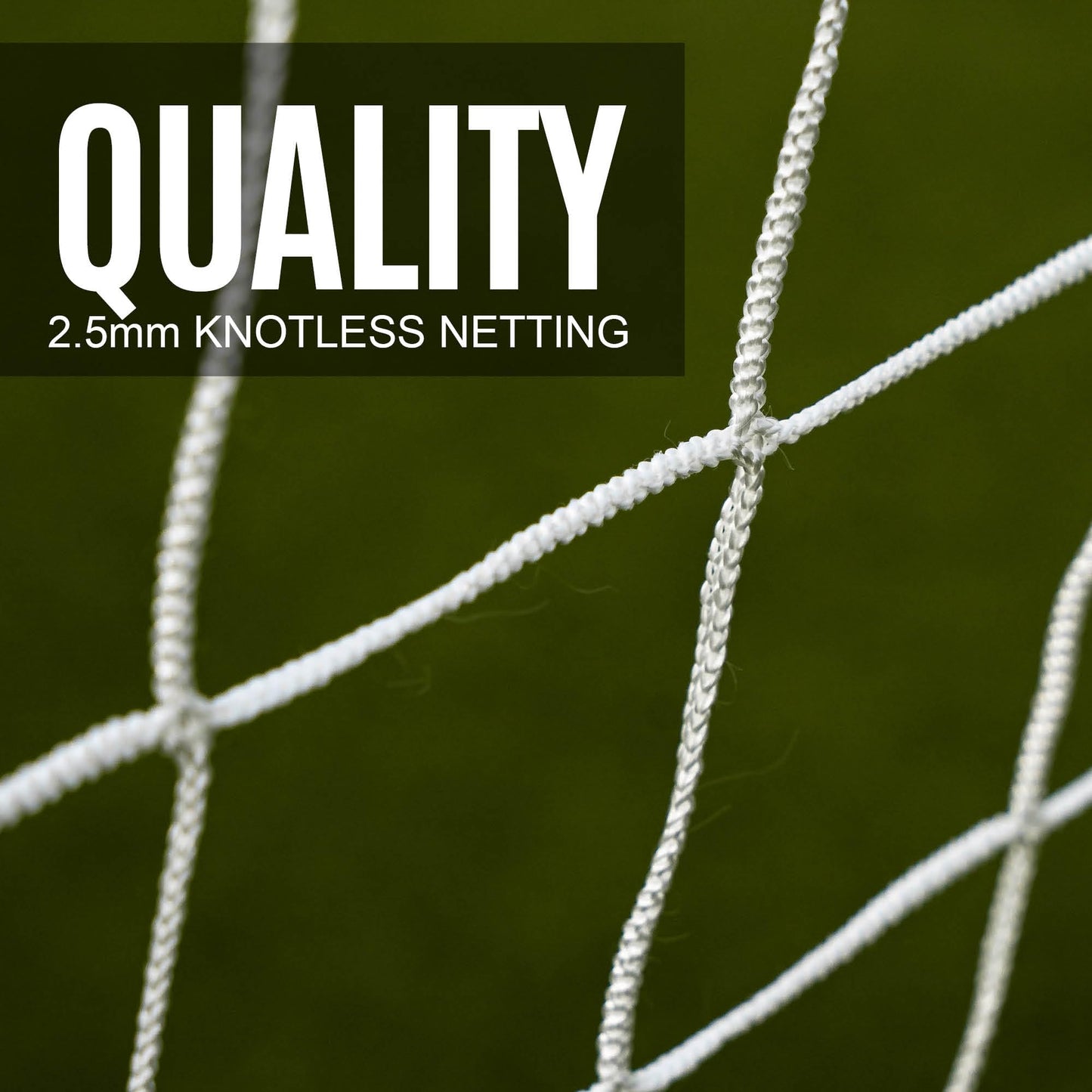 Galvanized Steel Soccer Goal with Deep Net