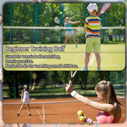 60-Pack Training Tennis Balls with Mesh Carry Bag