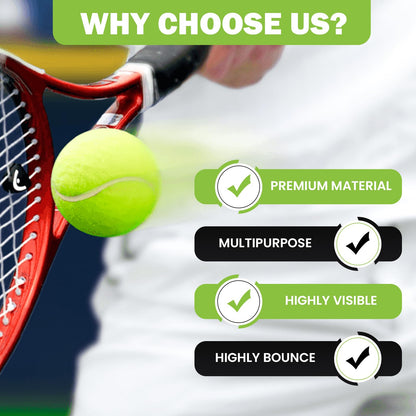 80-Pack Training Tennis Balls with Mesh Carry Bag