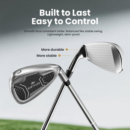 Men's Complete Golf Club Set with Stand Bag
