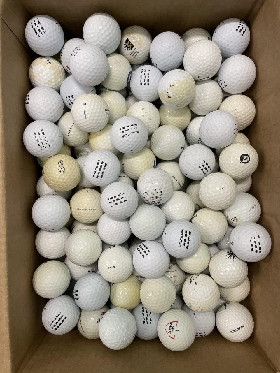 Practice Range Golf Balls Mix 300-Pack