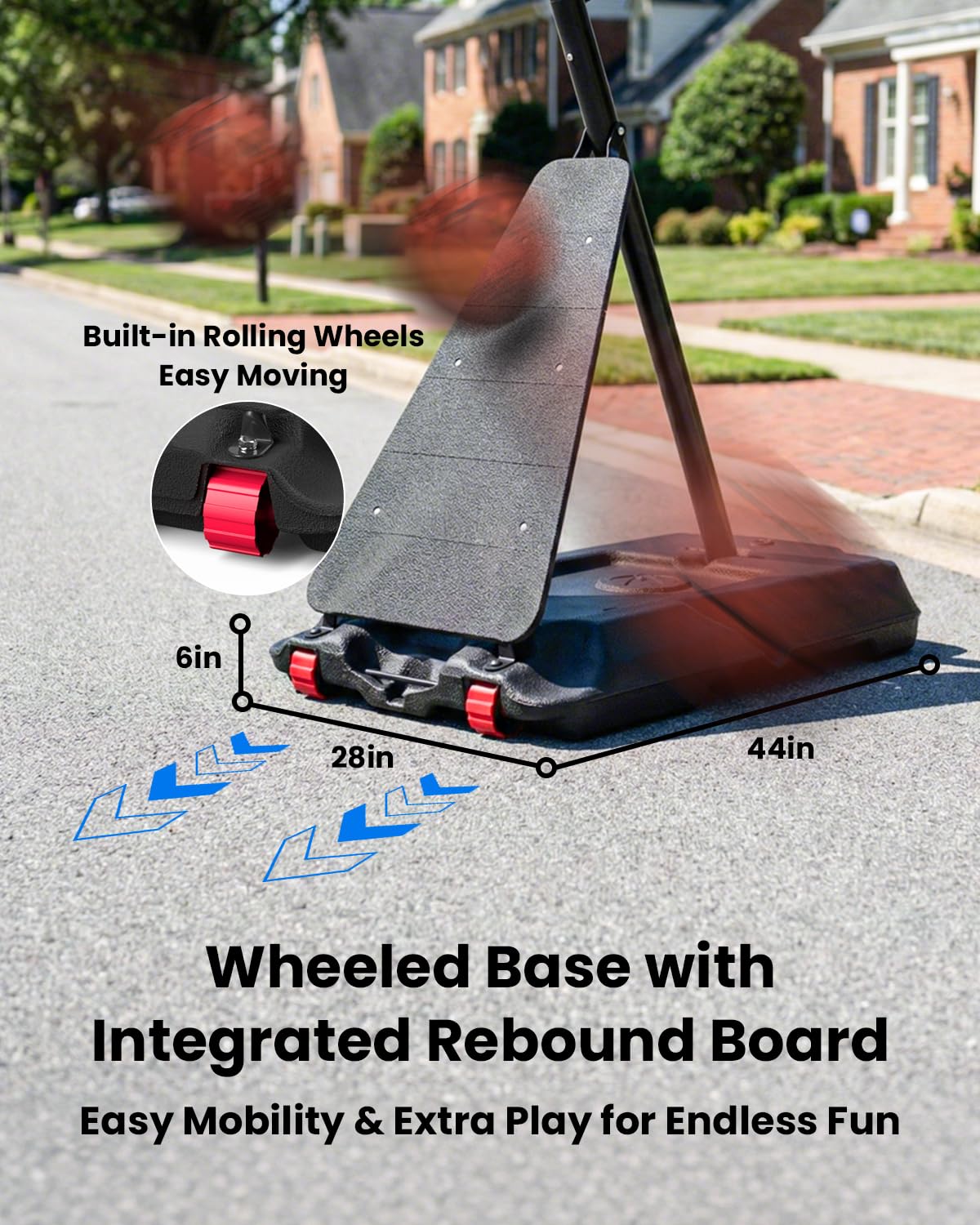 Adjustable Portable Basketball Hoop System