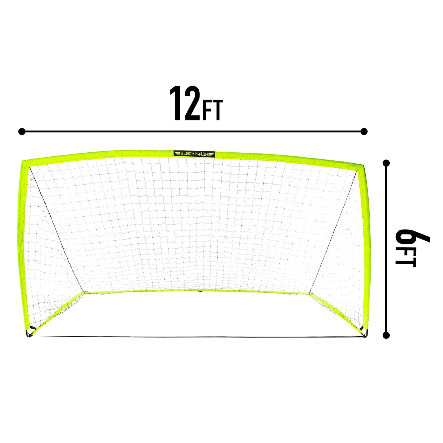 Portable Soccer Goal with Quick-Fold Frame