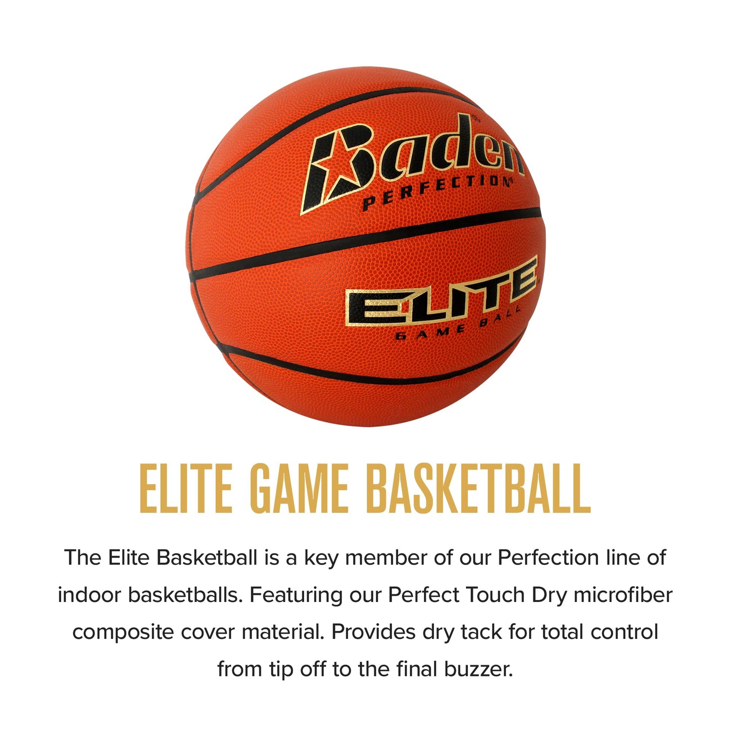 Premium Composite Basketball for Indoor Games