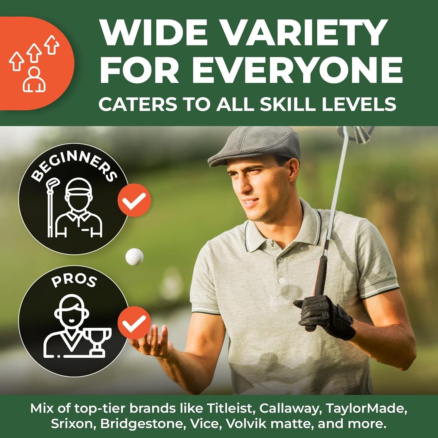 Recycled Pro V1 & Pro V1X Golf Balls 50-Pack