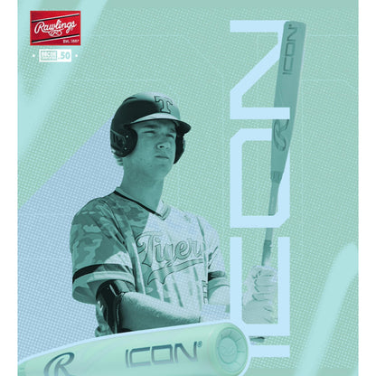 ICON BBCOR Baseball Bat (-3) 33" Barrel