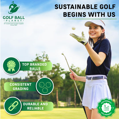 Assorted Recycled Golf Balls 100-Pack