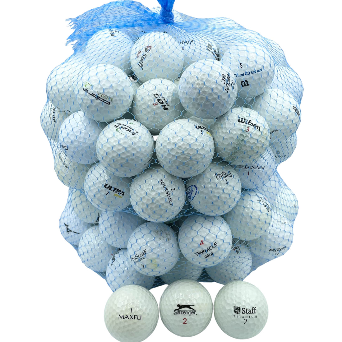 Assorted Recycled Golf Balls 100-Pack