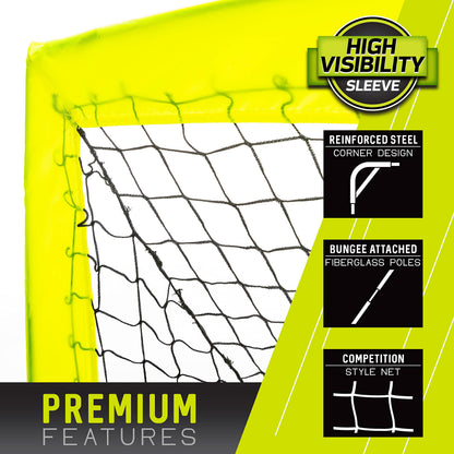 Portable Soccer Goal with Quick-Fold Frame