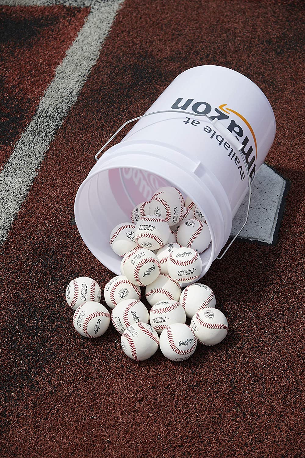 Official League Baseballs Bucket 24-Pack
