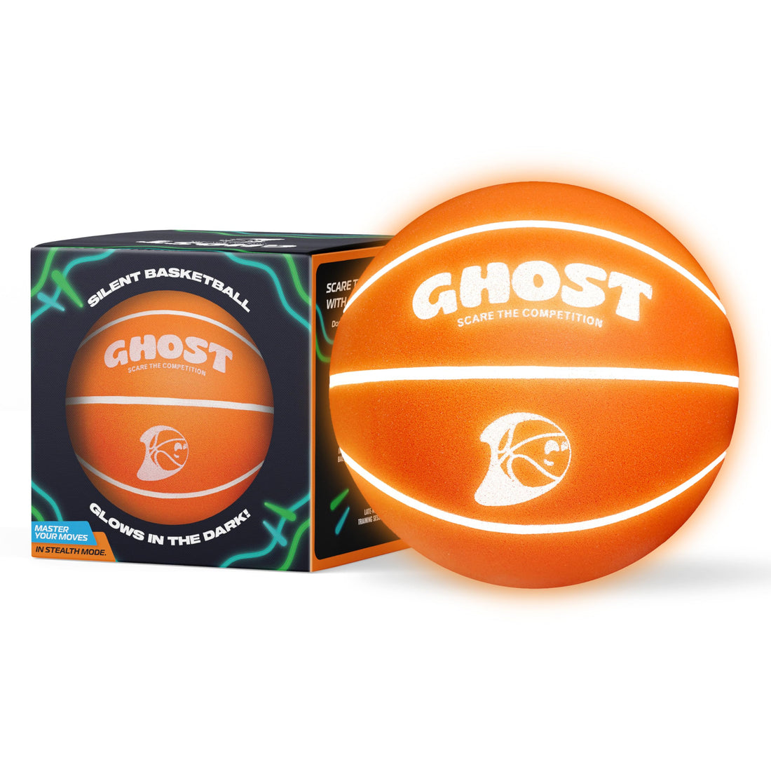 Silent Glow Basketball Size 7 Training Ball