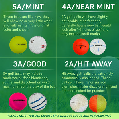 Assorted Recycled Golf Balls 100-Pack