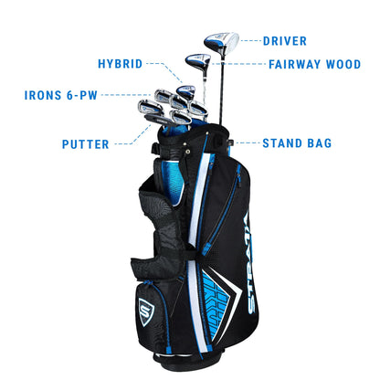 Men's Complete Golf Club Set 12-Piece Right Hand
