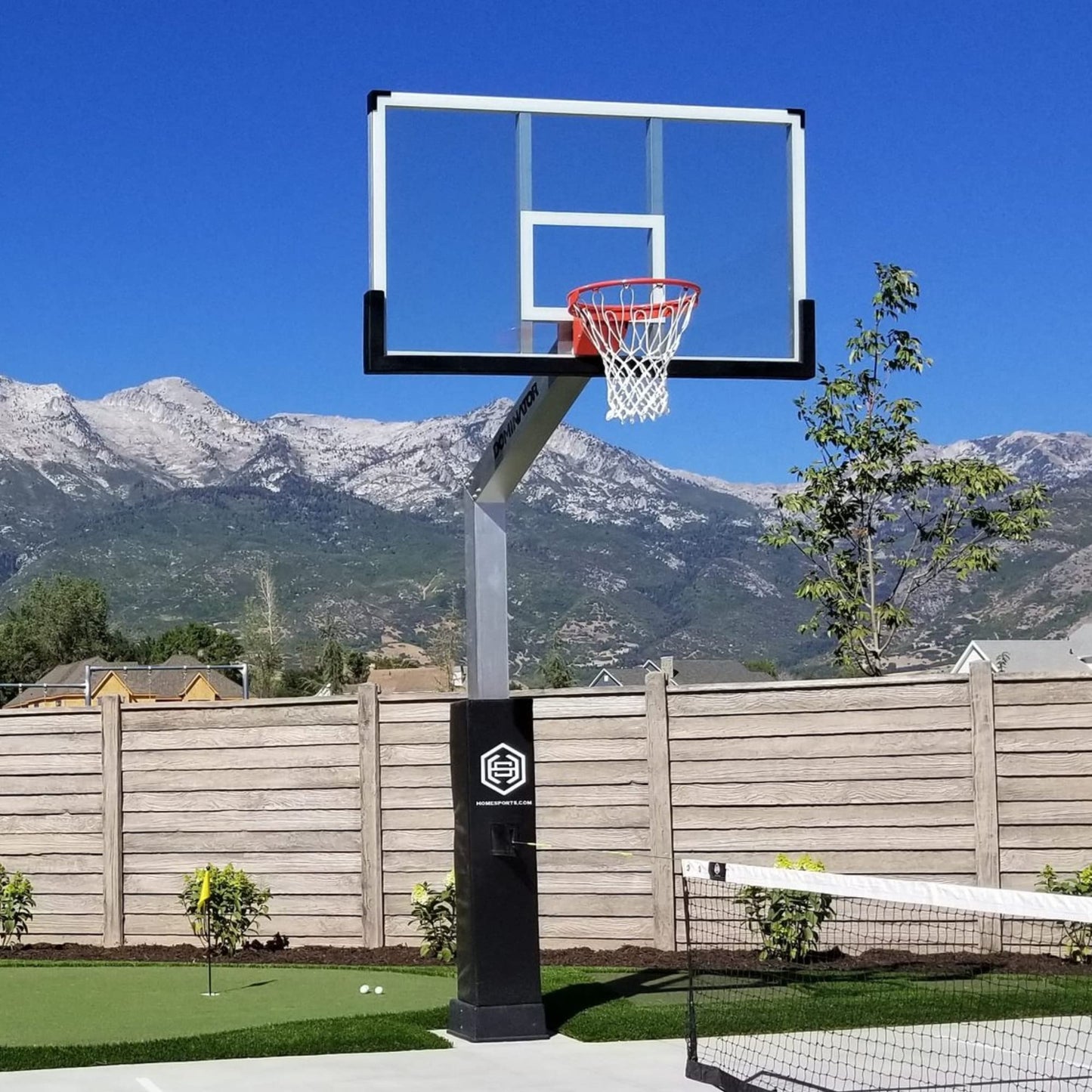 72-Inch In-Ground Adjustable Basketball Hoop