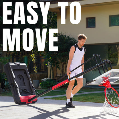 48-Inch Adjustable Portable Basketball Hoop