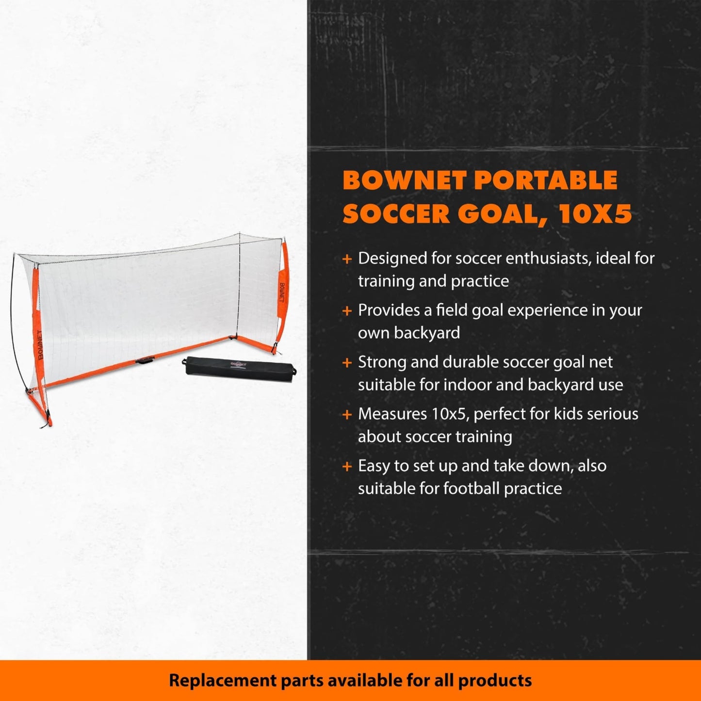 Portable Folding Soccer Goal with Carry Bag