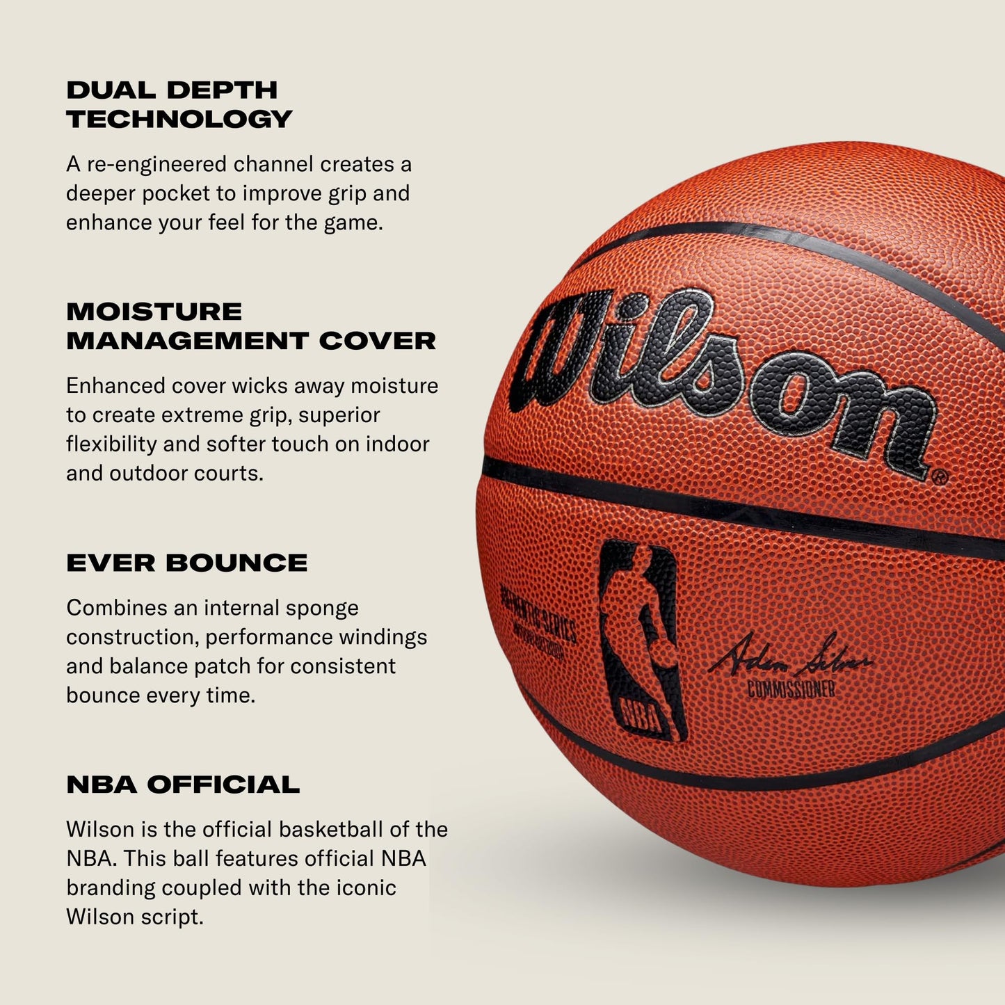 Authentic Indoor Outdoor Basketball Size 7