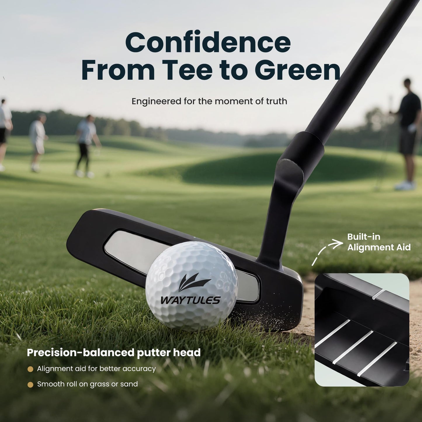 Men's Complete Golf Club Set with Stand Bag