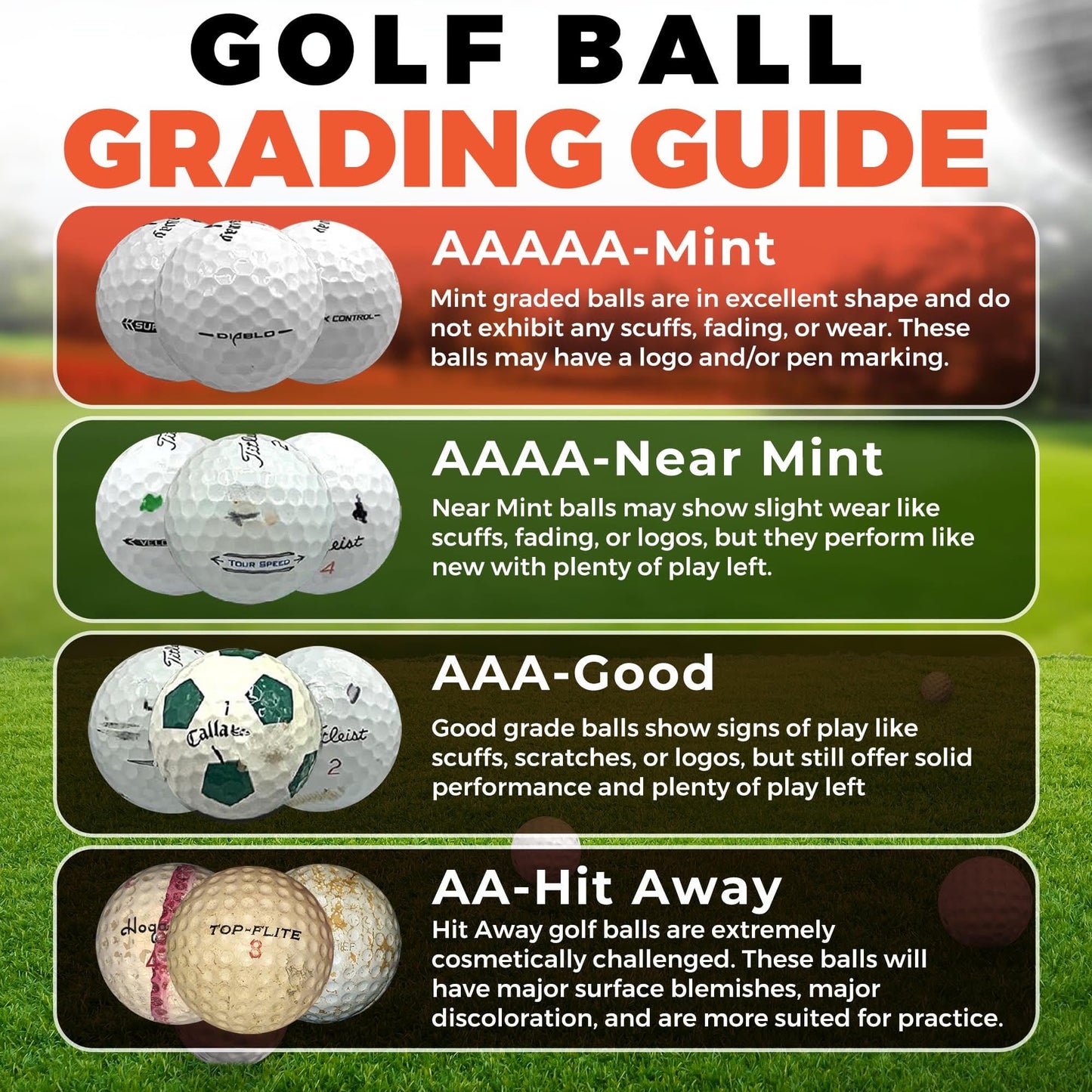 Recycled Pro V1 & Pro V1X Golf Balls 50-Pack