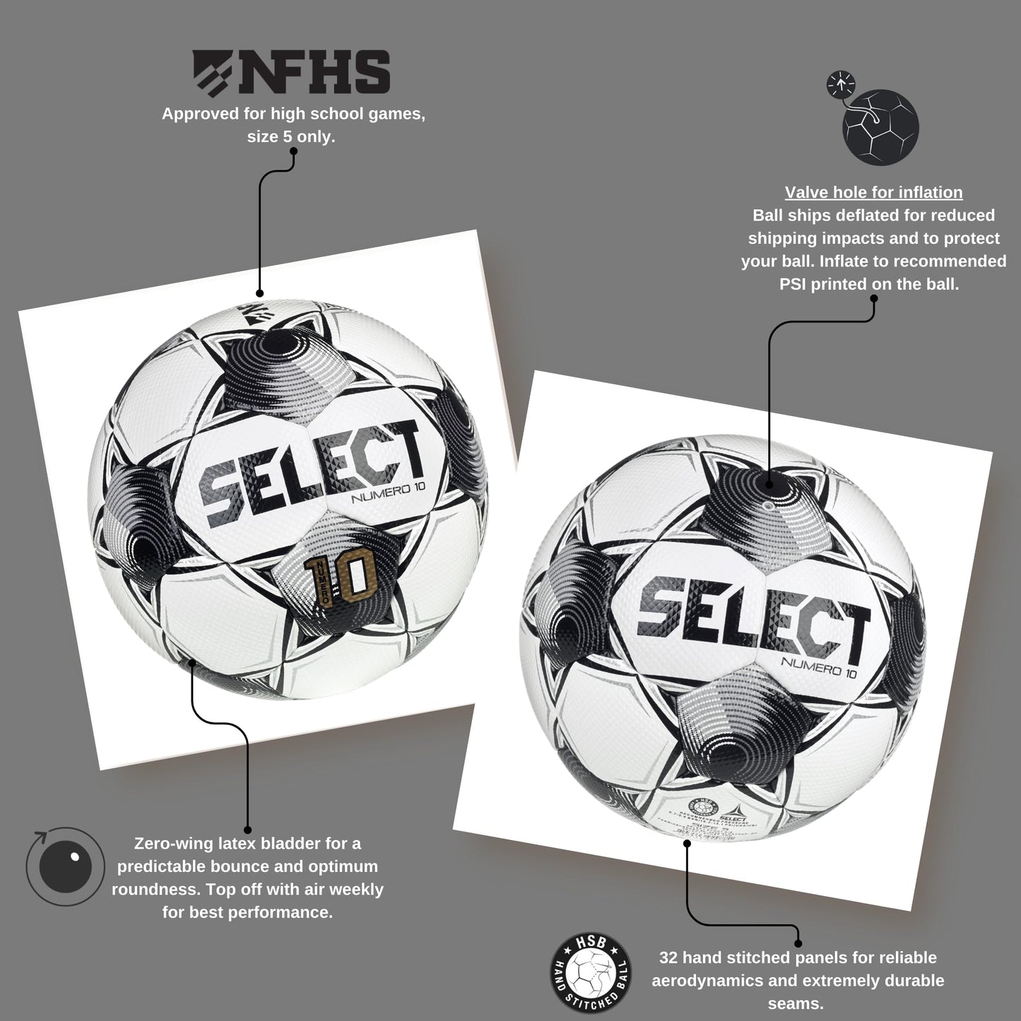 Premium Match Soccer Ball Size 5