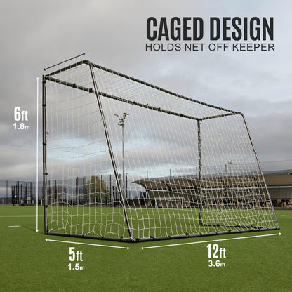 Galvanized Steel Soccer Goal with Deep Net