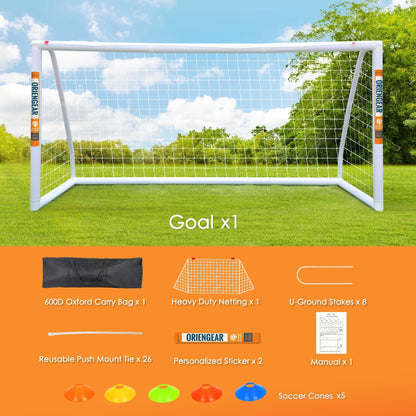 12x6 Portable Soccer Goal with Carry Bag