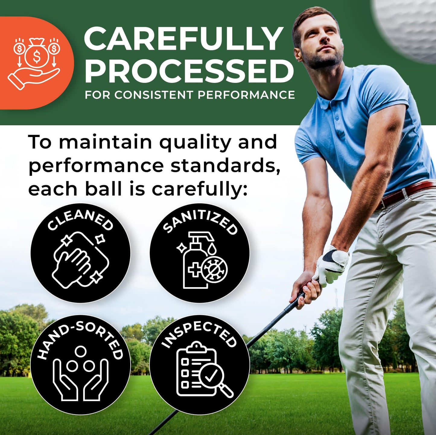 Recycled Pro V1 & Pro V1X Golf Balls 50-Pack