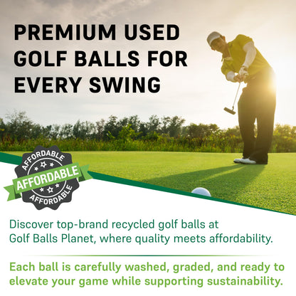Assorted Recycled Golf Balls 100-Pack