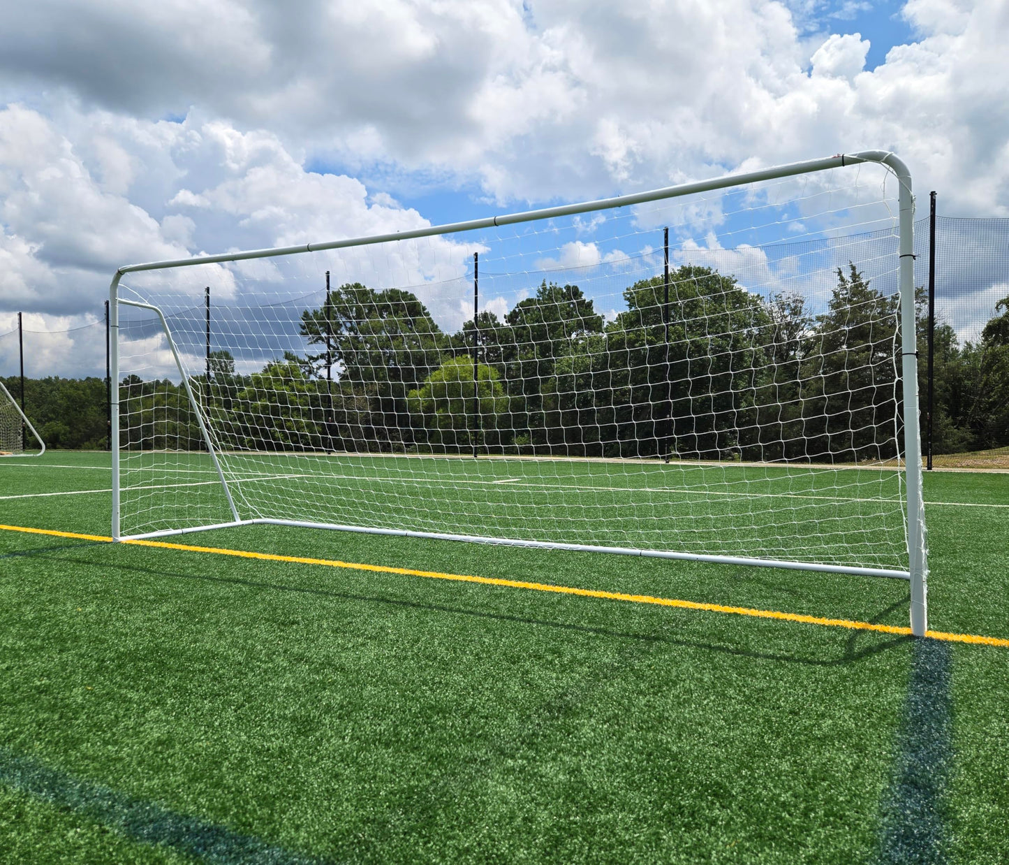 Official Size Steel Soccer Goal with Net
