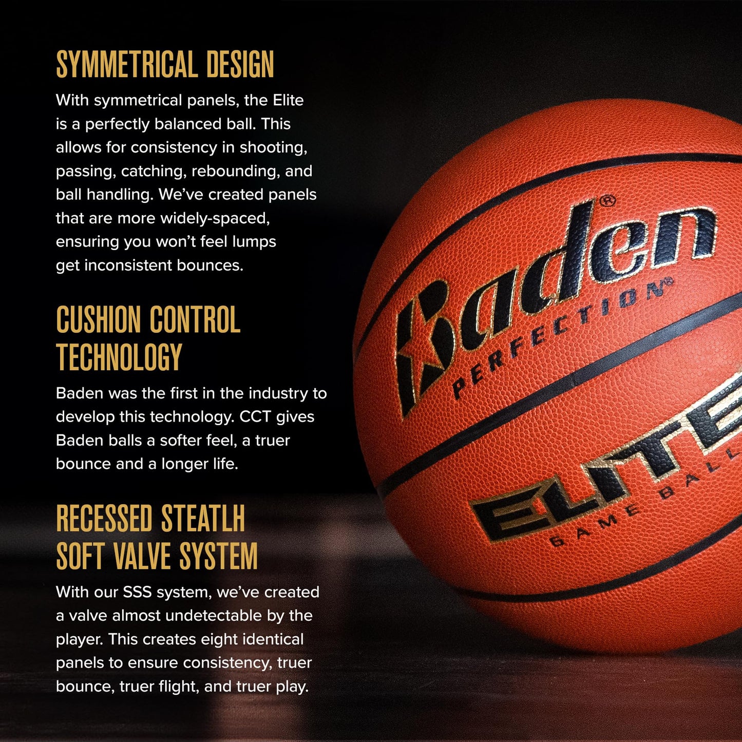 Premium Composite Basketball for Indoor Games
