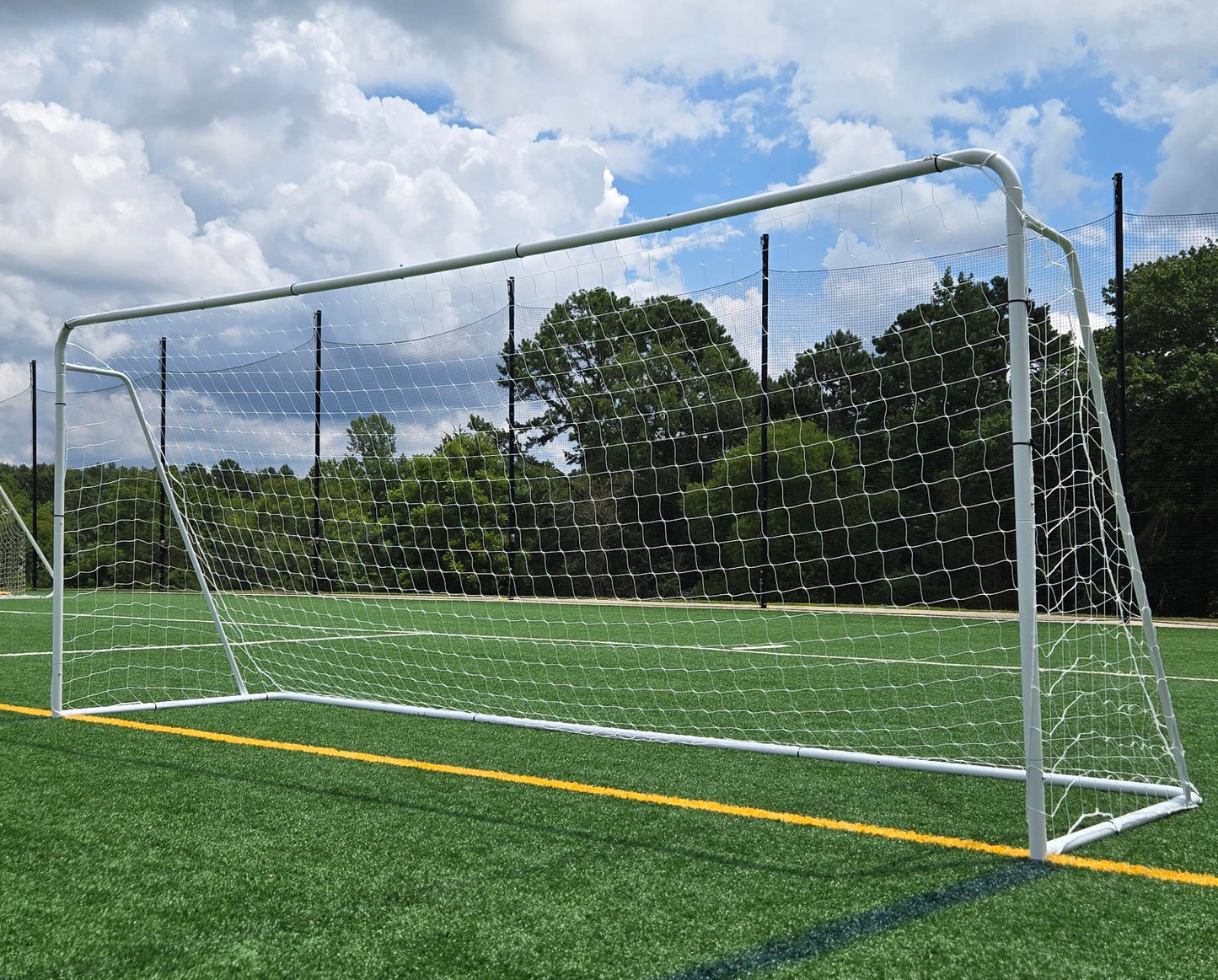 Official Size Steel Soccer Goal with Net