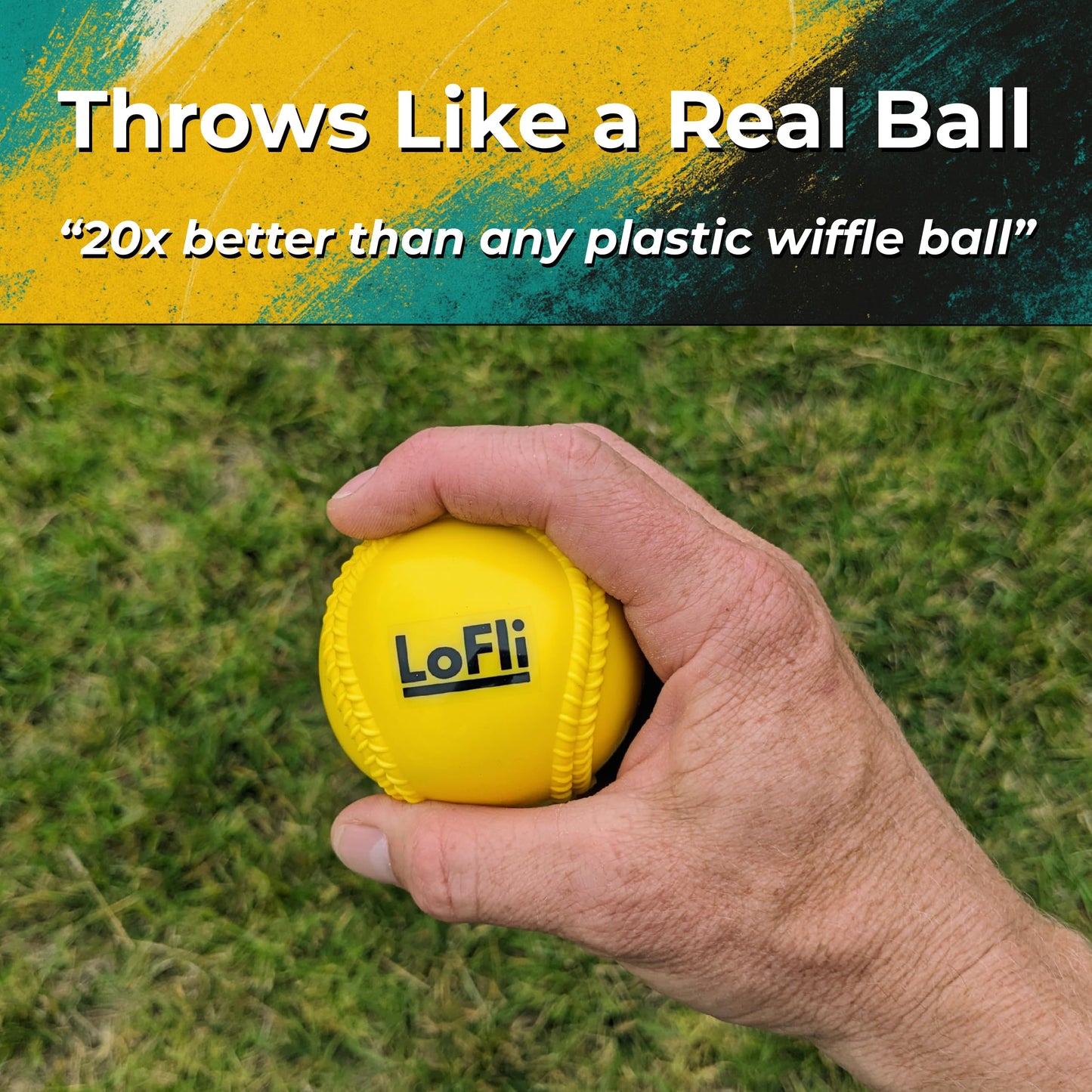 Limited-Flight Training Baseballs 6-Pack Yellow