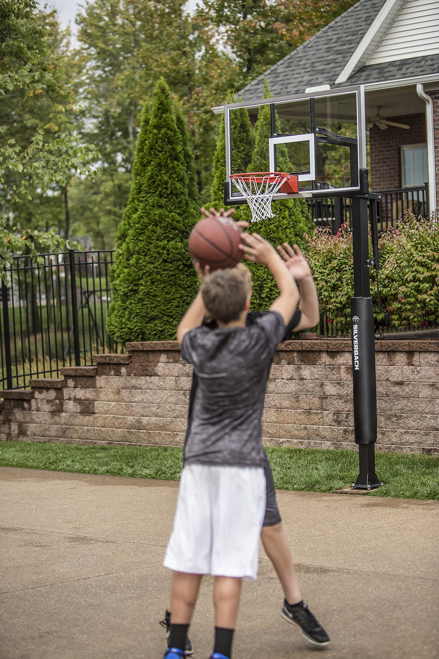 60-Inch In-Ground Adjustable Basketball Hoop