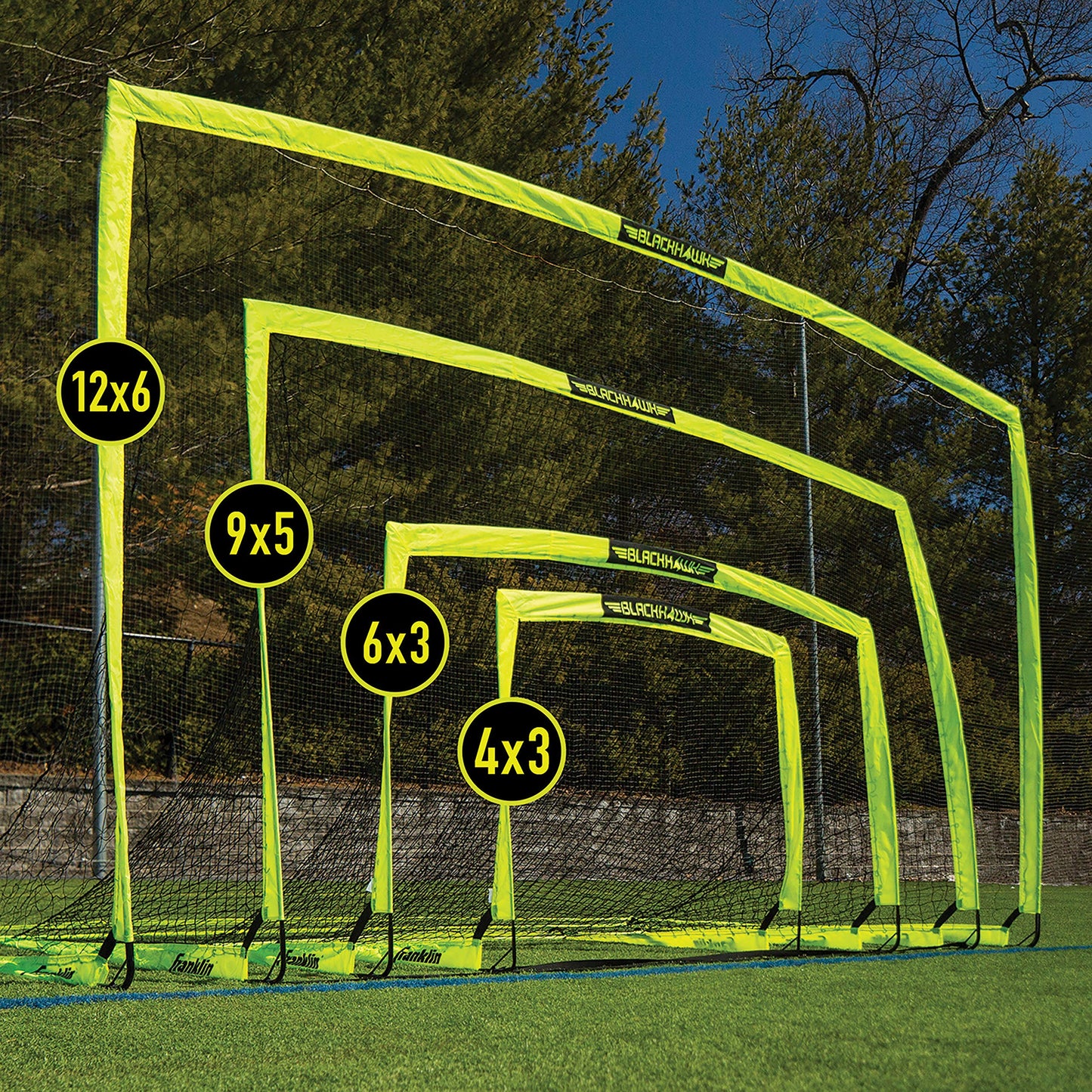 Portable Soccer Goal with Quick-Fold Frame